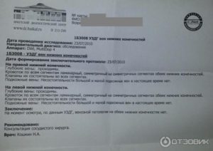 Бланк узи сосудов почек