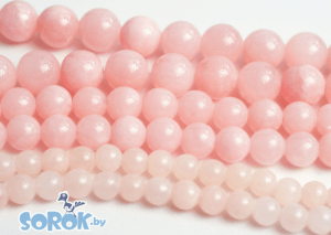 Камень нефрит розовый