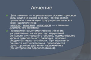 Не работают надпочечники симптомы