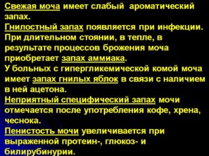Почему сильно пахнет моча у подростка
