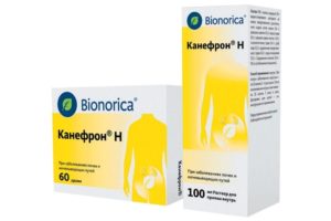 При почечной колике канефрон