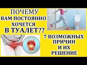 Хочется в туалет очень часто по маленькому но никаких болей нет
